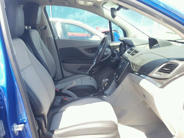 KL4CJASB7FB182737 - 2015 BUICK ENCORE BLUE photo 5