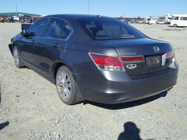 1HGCP2F80BA079217 - 2011 HONDA ACCORD EXL GRAY photo 3