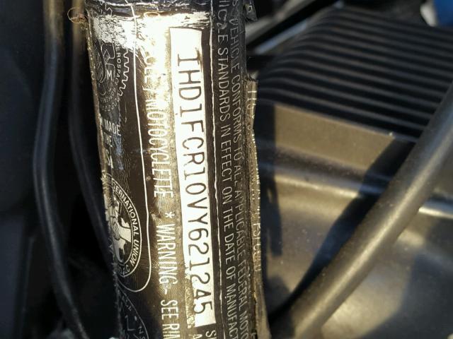 1HD1FCR10VY621245 - 1997 HARLEY-DAVIDSON FLHTCUI BLUE photo 10