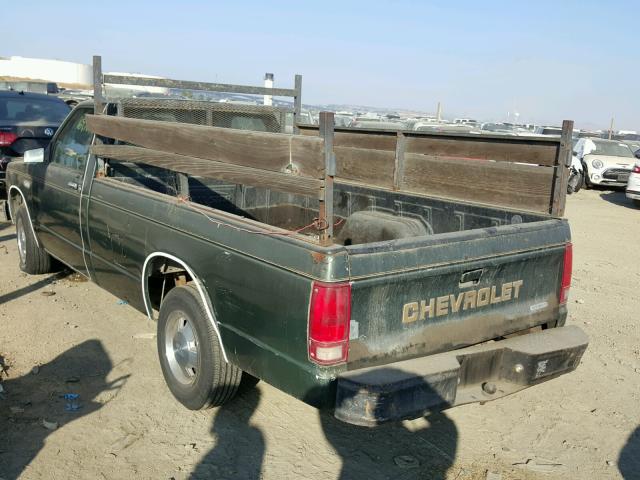 1GCCS14B2C8117092 - 1982 CHEVROLET S TRUCK S1 GREEN photo 3