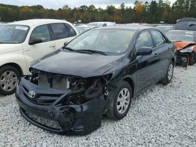 2T1BU4EE7BC658433 - 2011 TOYOTA COROLLA BA BLACK photo 2