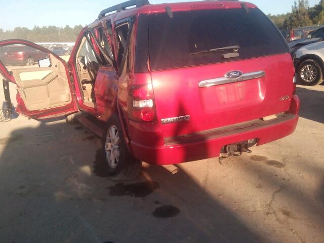 1FMEU7DE1AUA99037 - 2010 FORD EXPLORER X BURGUNDY photo 3