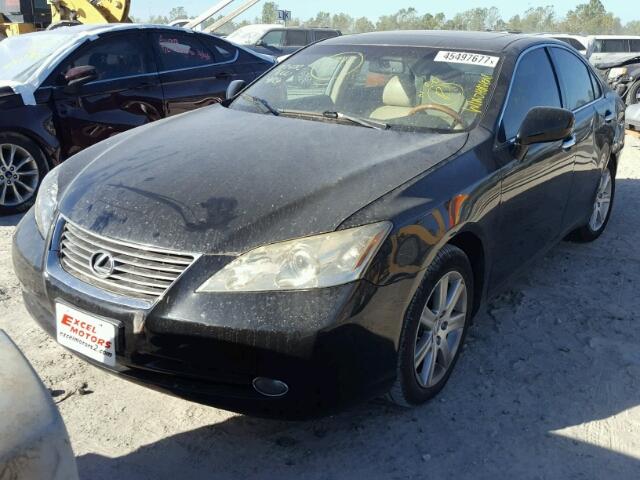 JTHBJ46G172089723 - 2007 LEXUS ES BLACK photo 2