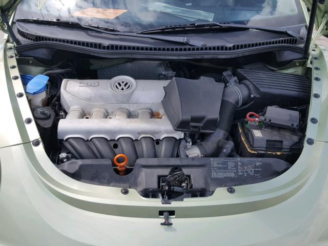 3VWSW31C16M412514 - 2006 VOLKSWAGEN NEW BEETLE 绿色 照片 7