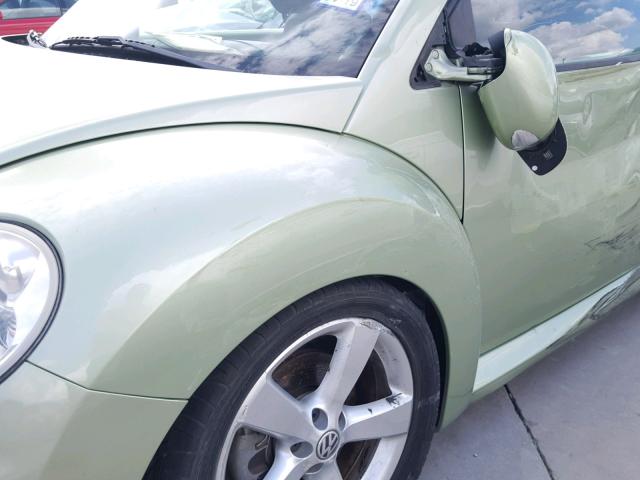 3VWSW31C16M412514 - 2006 VOLKSWAGEN NEW BEETLE 绿色 照片 9