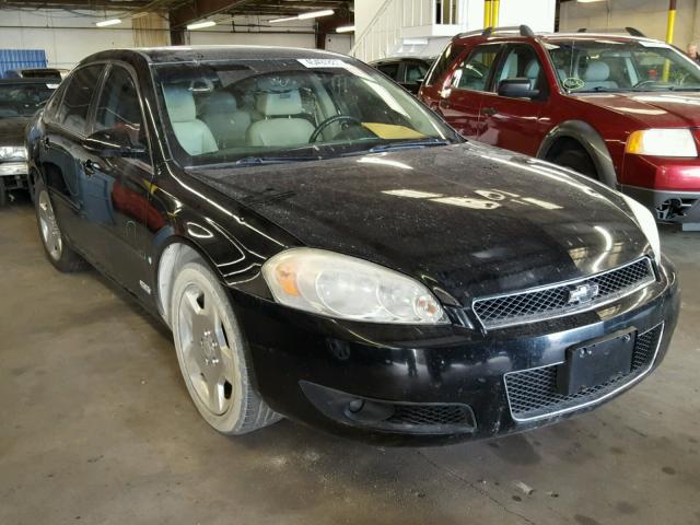 2G1WD58C369279218 - 2006 CHEVROLET IMPALA SUP BLACK photo 1