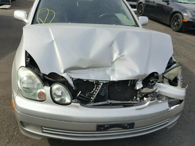 JT8BD69S340196282 - 2004 LEXUS GS 300 SILVER photo 9