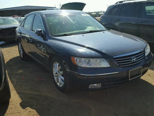 KMHFC46F27A178268 - 2007 HYUNDAI AZERA SE BLUE photo 1