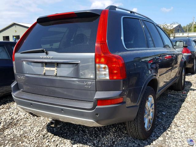 YV4CZ852671344235 - 2007 VOLVO XC90 V8 GRAY photo 4