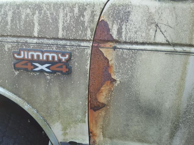 1CKGT18R8H8512841 - 1987 GMC JIMMY TAN photo 10