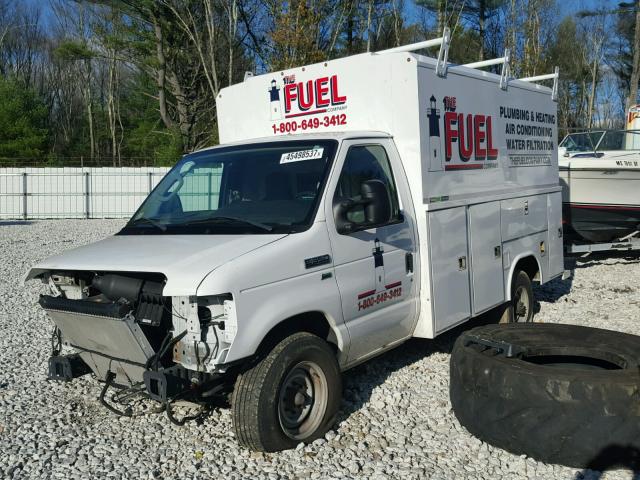 1FDWE3FL5EDA72497 - 2014 FORD ECONOLINE WHITE photo 2