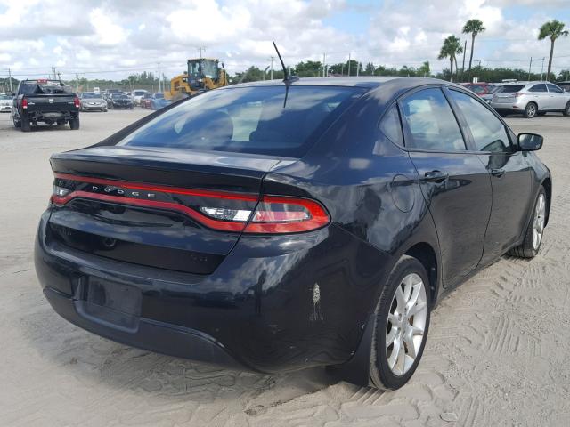 1C3CDFBA1DD259075 - 2013 DODGE DART SXT BLACK photo 4