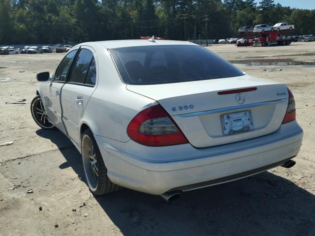 WDBUF87X89B395031 - 2009 MERCEDES-BENZ E 350 4MAT WHITE photo 3