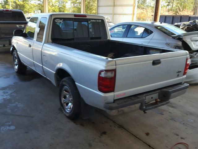 1FTYR44V93PA96163 - 2003 FORD RANGER SILVER photo 3