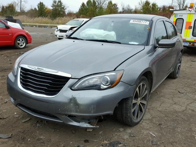 1C3CCBBG5CN250632 - 2012 CHRYSLER 200 TOURIN GRAY photo 2