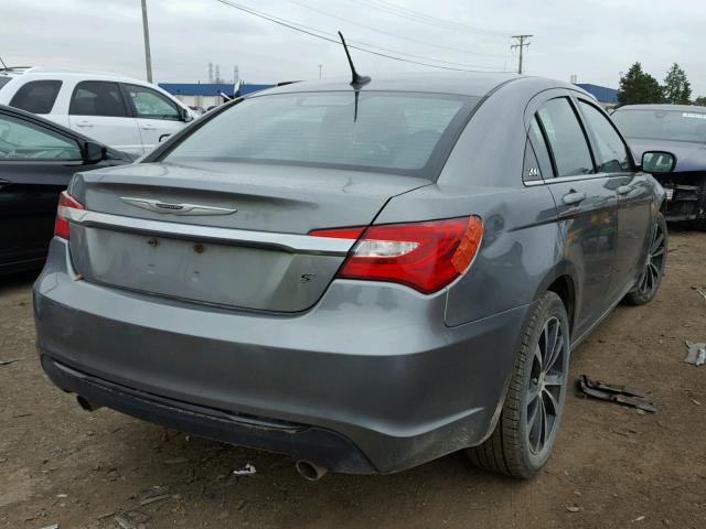 1C3CCBBG5CN250632 - 2012 CHRYSLER 200 TOURIN GRAY photo 4