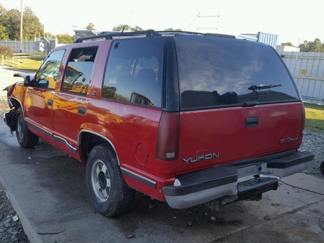 1GKEC13K9SJ740891 - 1995 GMC YUKON RED photo 3