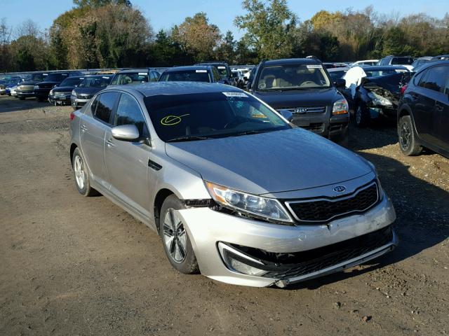 KNAGM4AD1B5003973 - 2011 KIA OPTIMA HYB SILVER photo 1