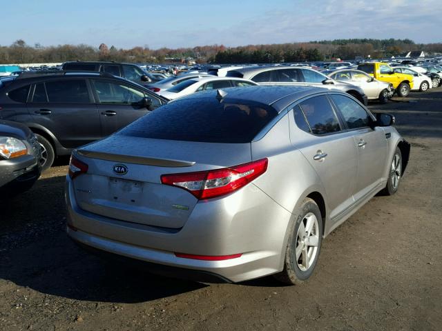 KNAGM4AD1B5003973 - 2011 KIA OPTIMA HYB SILVER photo 4