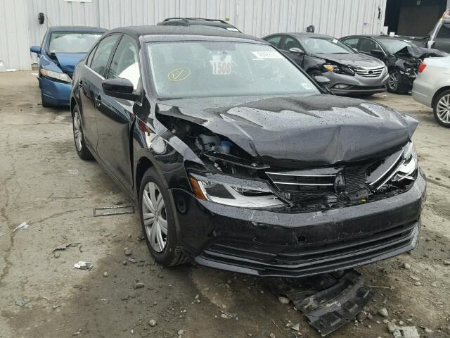 3VW167AJ9HM413785 - 2017 VOLKSWAGEN JETTA S BLACK photo 1