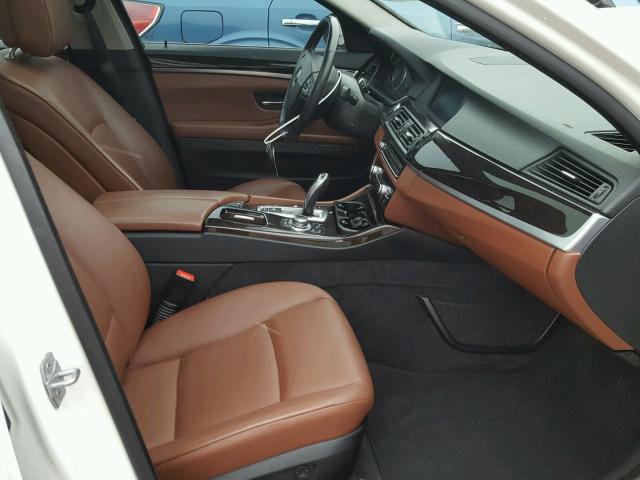 WBAFU7C58DDU77866 - 2013 BMW 535 WHITE photo 5