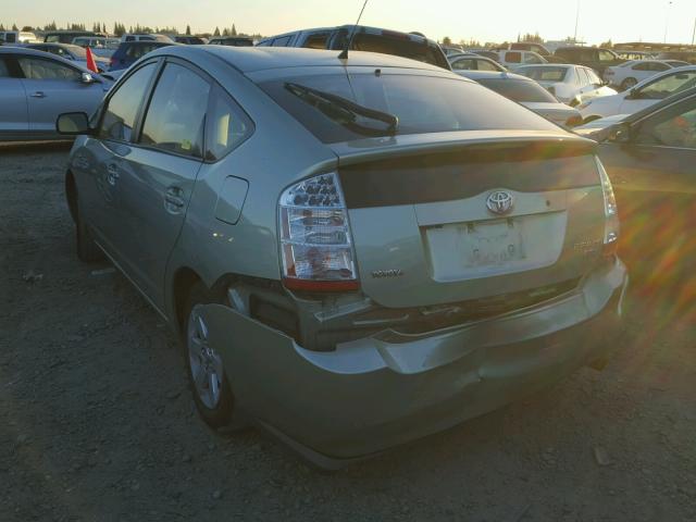 JTDKB20U677690033 - 2007 TOYOTA PRIUS GREEN photo 3