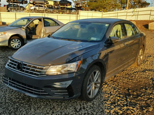 1VWDT7A35HC005258 - 2017 VOLKSWAGEN PASSAT R-L GRAY photo 2