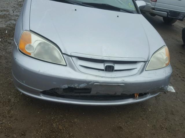 1HGEM22923L050680 - 2003 HONDA CIVIC EX 银色 照片 10