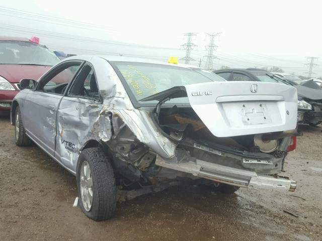 1HGEM22923L050680 - 2003 HONDA CIVIC EX 银色 照片 3