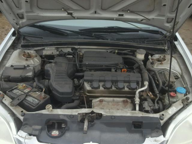 1HGEM22923L050680 - 2003 HONDA CIVIC EX SILVER photo 7