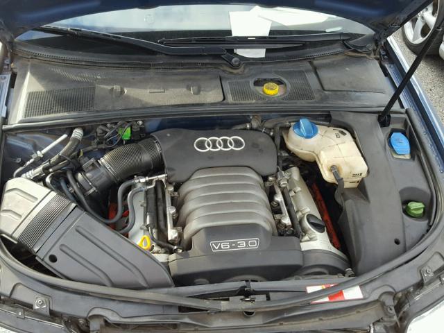 WAULT68E92A226457 - 2002 AUDI A4 BLUE photo 7