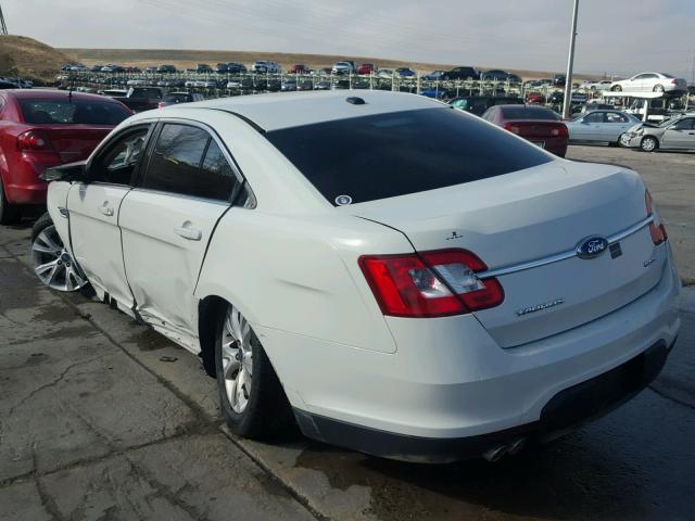 1FAHP2EW3BG168089 - 2011 FORD TAURUS SEL WHITE photo 3