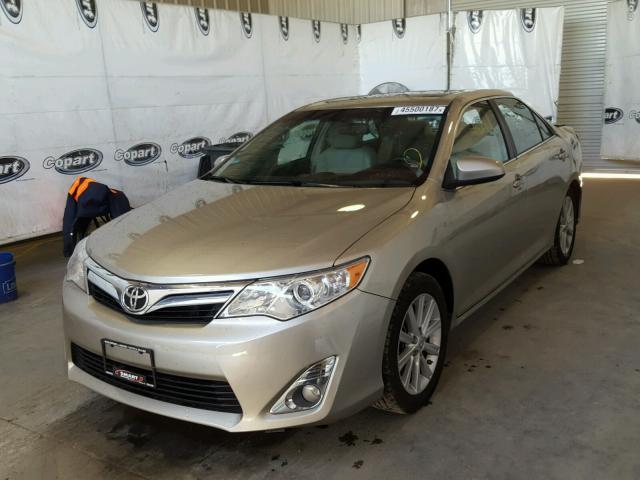 4T4BF1FK7ER420037 - 2014 TOYOTA CAMRY L BEIGE photo 2