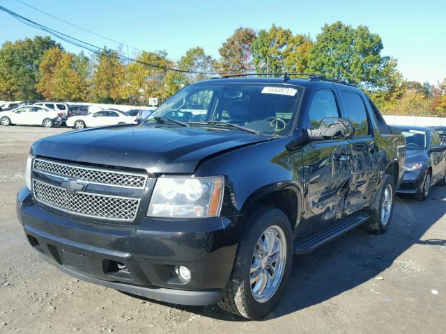 3GNFK12398G102493 - 2008 CHEVROLET AVALANCHE BLACK photo 2