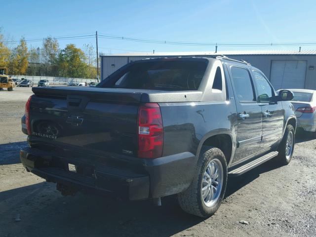 3GNFK12398G102493 - 2008 CHEVROLET AVALANCHE BLACK photo 4