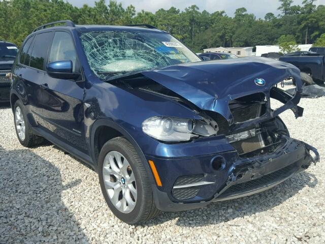 5UXZV4C51CL743744 - 2012 BMW X5 XDRIVE3 BLUE photo 1