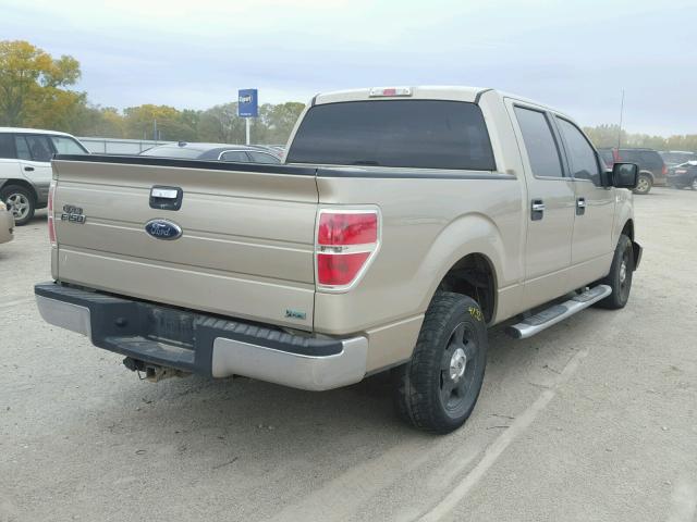 1FTFW1CV1AFD91325 - 2010 FORD F150 SUPER TAN photo 4