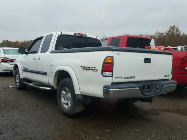 5TBRT34173S427267 - 2003 TOYOTA TUNDRA ACC WHITE photo 3