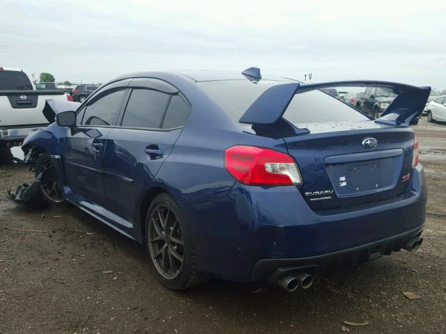 JF1VA2U69F9822772 - 2015 SUBARU WRX STI BLUE photo 3