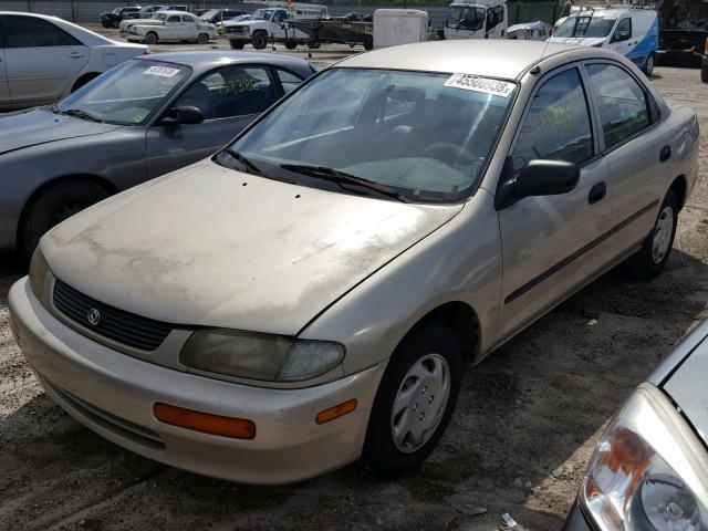 JM1BB1414T0346357 - 1996 MAZDA PROTEGE DX TAN photo 2