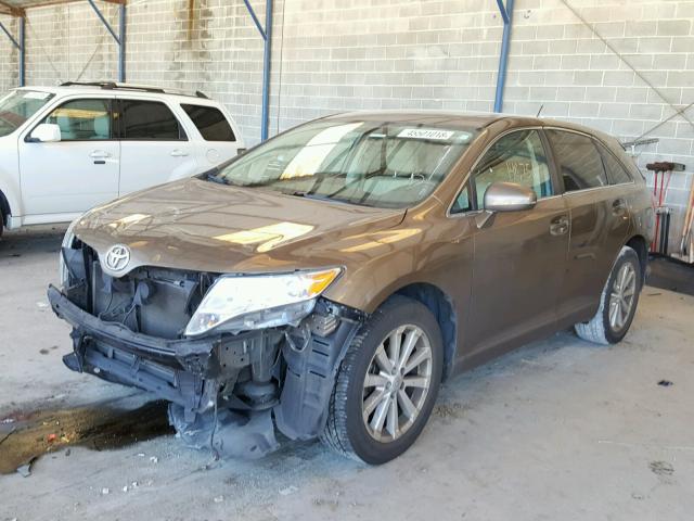 4T3ZE11A09U001132 - 2009 TOYOTA VENZA BASE GOLD photo 2