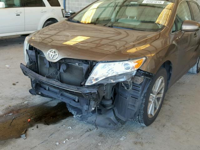 4T3ZE11A09U001132 - 2009 TOYOTA VENZA BASE GOLD photo 9