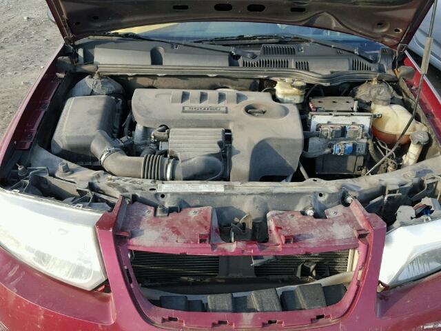 1G8AJ55F26Z141761 - 2006 SATURN ION LEVEL RED photo 7