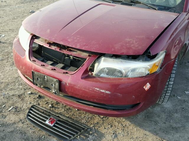 1G8AJ55F26Z141761 - 2006 SATURN ION LEVEL RED photo 9