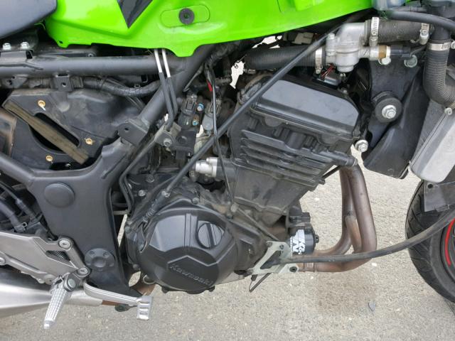 JKAEX8B12EA009204 - 2014 KAWASAKI EX300 B GREEN photo 7