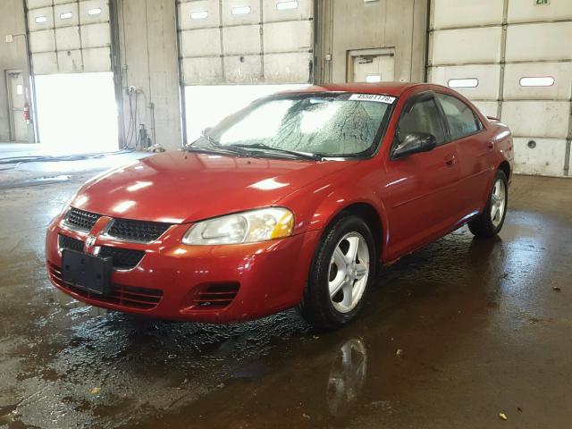 1B3EL46R26N201437 - 2006 DODGE STRATUS SX RED photo 2