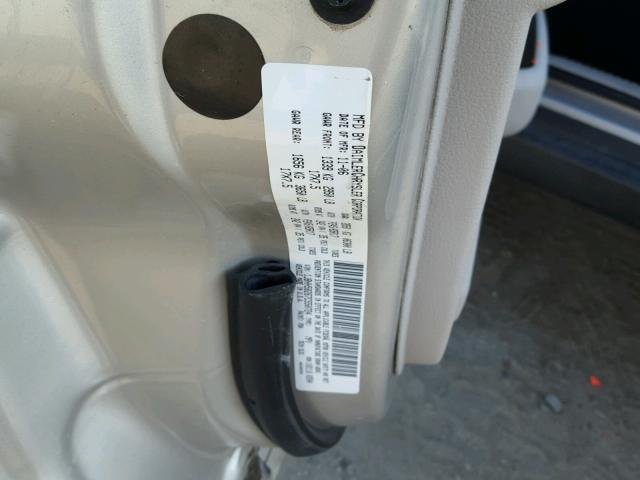 1J8HH58267C550724 - 2007 JEEP COMMANDER GOLD photo 10