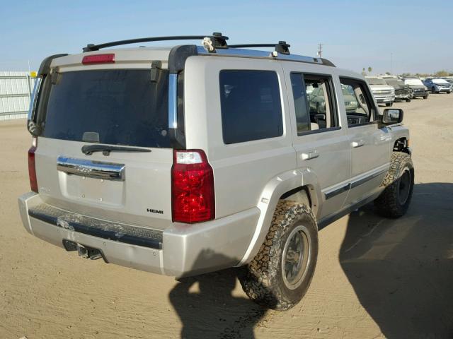 1J8HH58267C550724 - 2007 JEEP COMMANDER GOLD photo 4