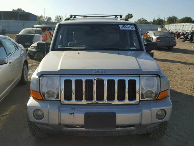 1J8HH58267C550724 - 2007 JEEP COMMANDER GOLD photo 9