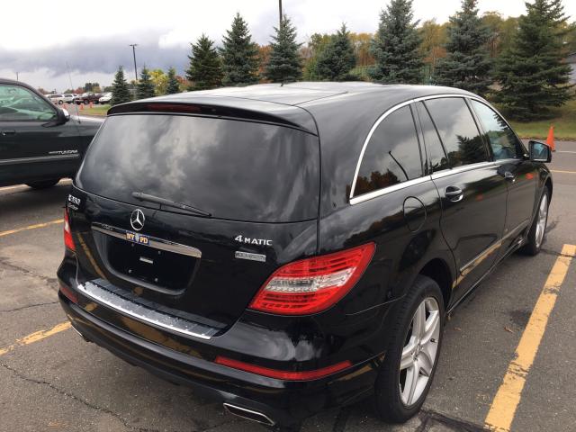 4JGCB6FE9BA113600 - 2011 MERCEDES-BENZ R BLACK photo 4